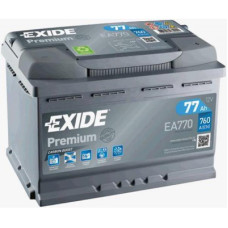 Аккумулятор автомобильный EXIDE PREMIUM 77A (EA770)