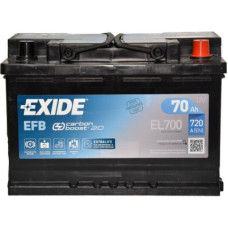 Аккумулятор автомобильный EXIDE 70A (EL700)