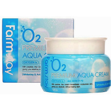 Кислородный увлажняющий крем для лица FarmStay O2 Premium Aqua Cream 100 г (40785)