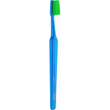 Зубная щетка TePe Colour Select Soft с зелеными ворсинками Голубая (46392)