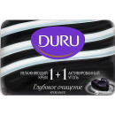 Мыло Duru 1+1 Soft Sensations Увлажняющий крем + Активированный Уголь 80 г (47680)