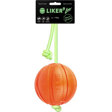 Игрушка для собак Liker Lumi Мячик со светонакопительным шнурком 9 см