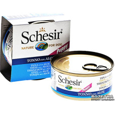 Влажный корм для собак Schesir Tuna Aloe Puppy тунец с алоэ 150 г