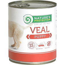 Влажный корм для щенков Nature's Protection Puppy Veal с телятиной 800 г