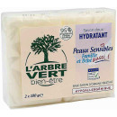Упаковка твердого мыла L'Arbre Vert Sensitive для чувствительной кожи с экстрактом сладкого миндаля 100 г х 2 шт. (48547)