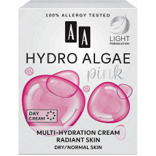 Дневной мультиувлажняющий крем AA Cosmetics Hydro Algae Pink Cream для сухой и нормальной кожи 50 мл (40157)