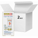 Упаковка бальзамов Krok Med Анти Мозолин для ног от мозолей и натоптышей с противогрибковим эффектом 75 мл х 2 шт. (51373)