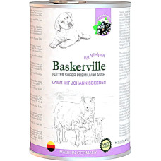 Влажный корм для собак Baskerville Super Premium Lamm Mit Johannisbeeren Ягненок и смородина 800 г