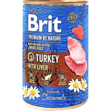 Влажный корм для собак Brit Premium Индюшатина с индюшиной печенью 400 г