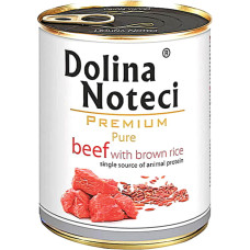 Влажный корм Dolina Noteci Pure для собак с аллергией с говядиной и коричневым рисом 800 г