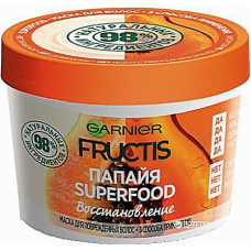 Маска для волос Garnier Fructis Super Food Папайя Восстановление для поврежденных волос 390 мл (37018)