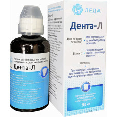 Ополаскиватель для рта Leda Дента-Л с хлоргексидином 0.12% 200 мл (46597)