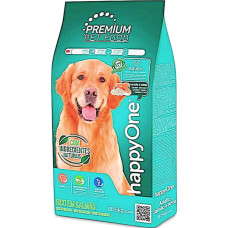 Премиум корм для взрослых собак happyOne Premium Adult Dog Salmon and Rice с лососем и рисом 15 кг