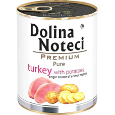Влажный корм Dolina Noteci Pure для собак с аллергией с индейкой и картофелем 800 г