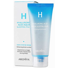 Ночная увлажняющая маска Medi Flower Aronyx Hyaluronic Acid Aqua Sleeping Pack с маслом эвкалипта 100 мл (42204)