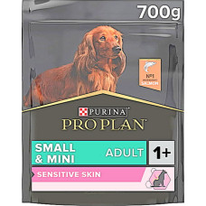 Сухой корм Purina PRO PLAN Small & Mini Adult 1+ Sensitive Skin для взрослых собак мелких пород с чувствительной кожей, с лососем 700 г