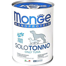 Влажный корм для собак Monge Dog Solo 100% Тунец 400 г