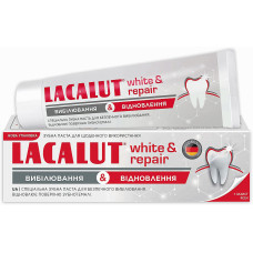 Реминерализирующая зубная паста Lacalut white and repair 75 мл для отбеливания (45509)