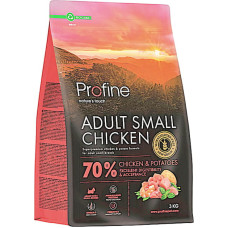 Корм сухой Profine Small Chicken and Potatoes для взрослых собак мелких пород, с курицей и картофелем, 3 кг