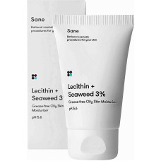 Крем для лица Sane c лецитином + морские водоросли 3% для жирной кожи 40 мл (41415)