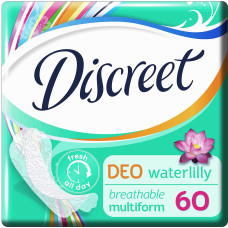 Ежедневные гигиенические прокладки Discreet Deo Water Lily 60 шт. (50538)