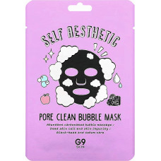 Пузырьковая тканевая маска для лица G9SKIN Self Aesthetic Pore Clean Bubble Mask 23 мл (42004)