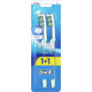 Набор зубных щеток Oral-B 1+1 3D White Отбеливание средней жесткости (46169)