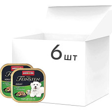 Упаковка влажногого корма для собак Animonda Vom Feinsten Adult with Chicken + rabbit с курицей и кроликом 150 г 6 шт