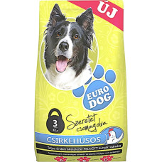 Сухой корм для собак EuroDog с курицей 3 кг
