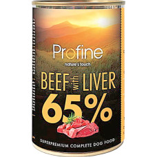 Влажный корм для собак всех пород Profine c говядиной и говяжьей печенью 400 г