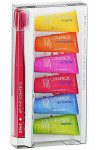 Набор Зубная паста отбеливающая Curaprox Be You 6 разных вкусов с ментоловыми шариками 6x10 мл + Ультра-мягкая зубная щетка (46418)