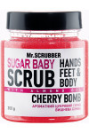 Сахарный скраб для тела Mr.Scrubber Sugar baby Cherry Bomb для всех типов кожи 300 г (49051)