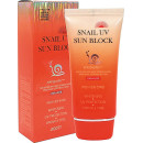 Крем солнцезащитный Jigott Snail UV Sun Block SPF 50+/PA+++ с муцином улитки 70 мл 