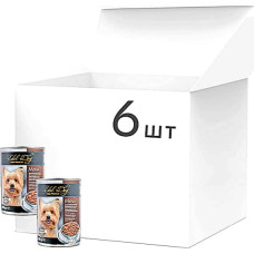 Корм влажный Edel Dog k для собак индейка и печень 400 г х 6 шт