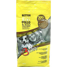 Better Adult Dog Mini Chicken Rice для взрослых собак мелких пород с курицей, 1,5 кг