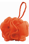 Мочалка для душа пенная Titania 9107 Оранжевая (49917)