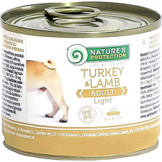 Влажный корм для собак Nature's Protection Adult Light Turkey & Lamb с индейкой и ягненком 200 г