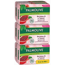 Мыло Palmolive Натурель Витамин B и Гранат 150 г х 6 шт. (49472)