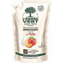 Крем-мыло L'Arbre Vert смягчающее с натуральным экстрактом персика 300 мл (48543)