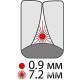 Межзубные щетки Paro Swiss flexi grip 7.2 мм 4 шт. (44836)