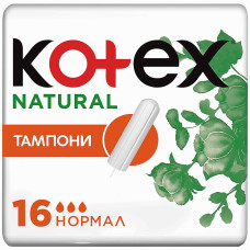 Тампоны Kotex Natural Normal 16 шт. (50781)