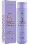Тонирующий шампунь для осветленных волос Masil 5 Salon No Yellow Shampoo 300 мл (39160)