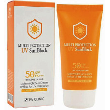 Солнцезащитный крем 3W Clinic Multi protection UV Sun Block SPF 50 70 мл (51518)