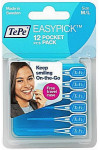 Силиконовые зубочистки TePe EasyPick M/L 12 шт. + тревел-кейс (44894)