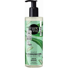 Нежный очищающий гель для умывания Organic Shop для всех типов кожи Авокадо и алоэ 200 мл (43553)