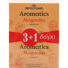 Мыло твердое Aromatics Магнолия 4 x 100 г (46969)