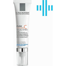 Антивозрастной увлажняющий крем-филлер комплексного действия для чувствительной кожи вокруг глаз La Roche-Posay Pure Vitamin C Eyes 15 мл (41058)