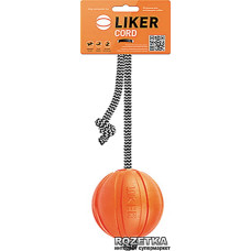 Игрушка для собак Liker Cord Мячик с веревкой 5 см