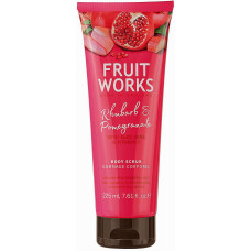 Скраб для тела Grace Cole Fruit Works Body Scrub Rhubarb Pomegranate 225 мл (48218)
