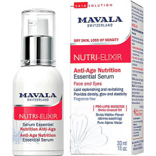 Сыворотка-бустер для лица и области вокруг глаз Mavala Nutri-Elixir Anti-Age Nutrition Essential Serum Антивозрастная Питательная 30 мл 